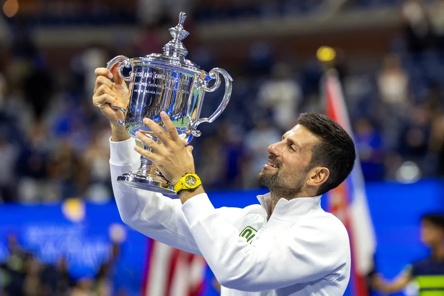 Novak Djokovic y el Hublot con el que ganó su Grand Slam número 24
