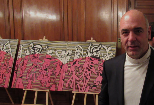 "Praga la bella y el pintor enamorado" de Totoy Zamudio, en la Embajada de la República Checa