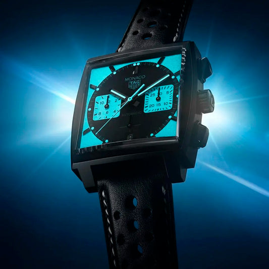 Tag Heuer lanza el nuevo Monaco Chronograph Night Driver con esfera luminiscente