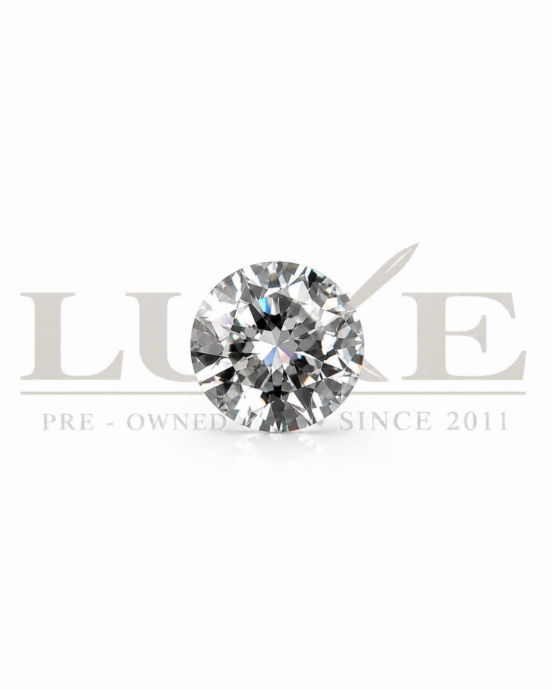 Diamante corte Brillante de 2,43 ct