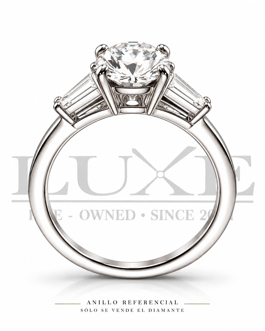 Diamante corte Brillante de 2,43 ct