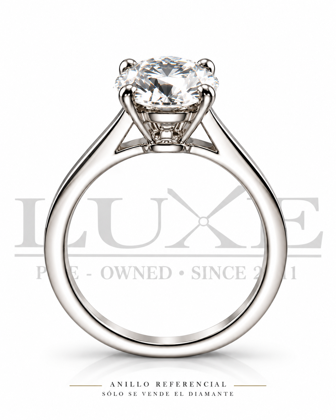 Diamante corte Brillante de 2,43 ct