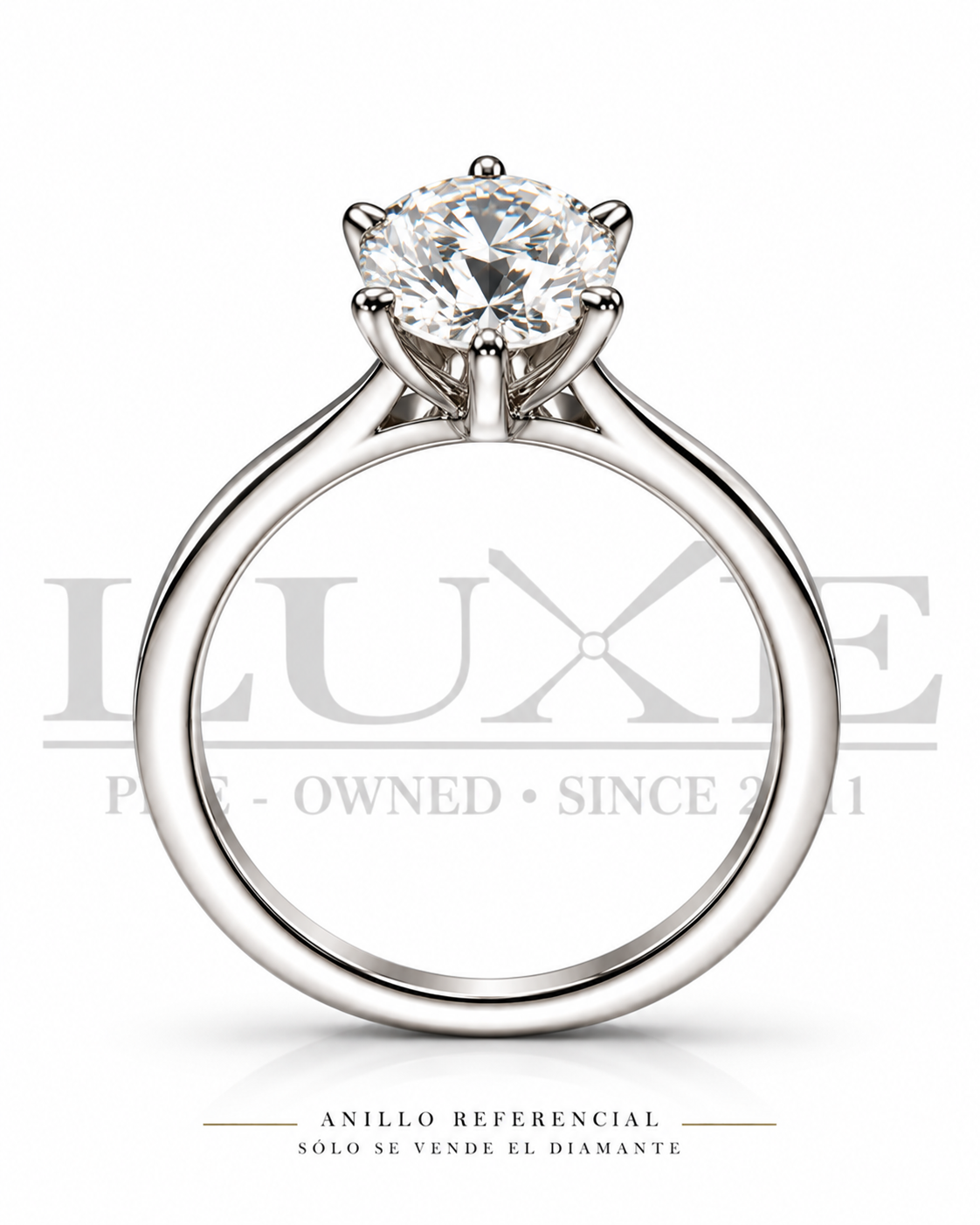 Diamante corte Brillante de 2,43 ct