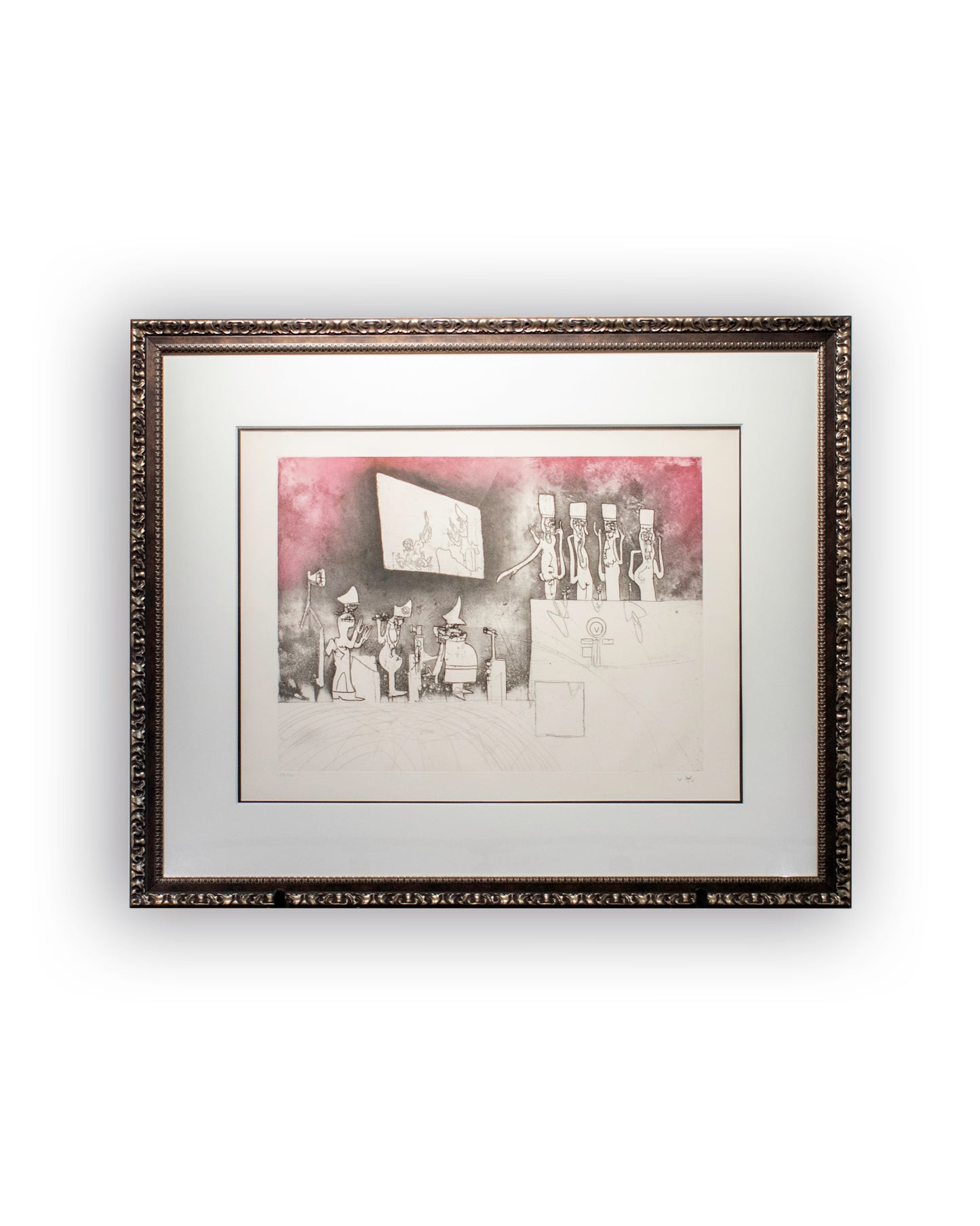 Grabado Roberto Matta