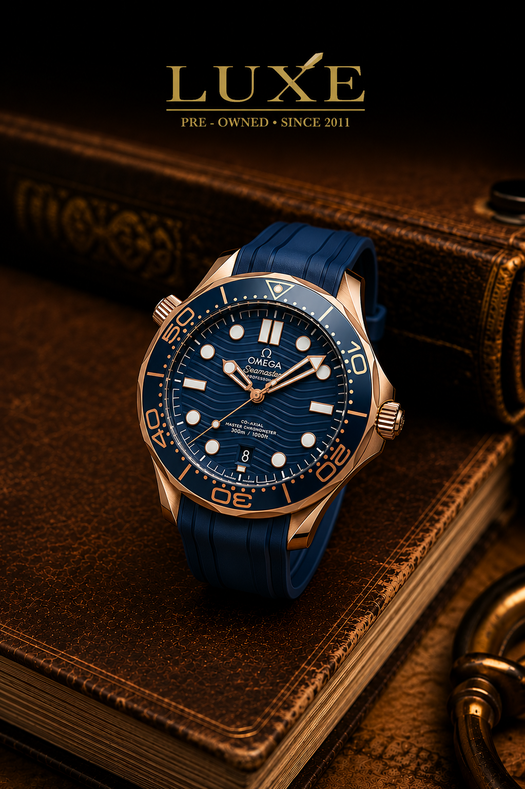 Seamaster Diver 300M oro Sedna