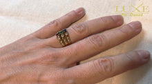 Cargar imagen en el visor de la galería, Anillo Diamantes, Rubí y Zafiro
