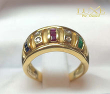 Cargar imagen en el visor de la galería, Anillo Diamantes, Rubies, Zafiros y Esmeraldas
