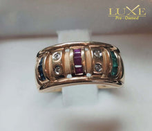 Cargar imagen en el visor de la galería, Anillo Diamantes, Rubies, Zafiros y Esmeraldas
