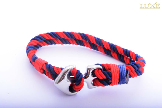 Pulsera azul rojo - Luxe