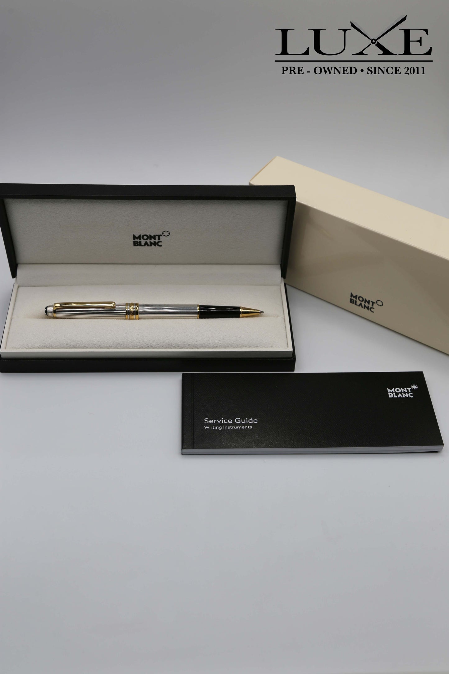Montblanc - roller Ball Plata y oro amarillo